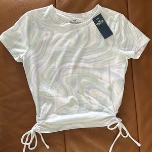 Hollister (new) side cinch Baby Tee size small